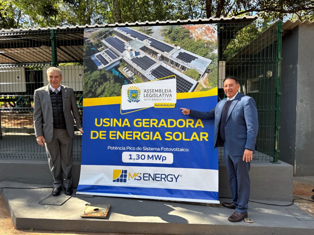 Paulo Corrêa inaugura usina fotovoltaica que torna ALEMS 100% autossuficiente em energia limpa Paulo Corrêa inaugura usina fotovoltaica que torna ALEMS 100% autossuficiente em energia limpa